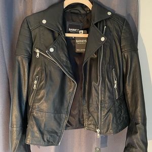Barney’s genuine leather jacket